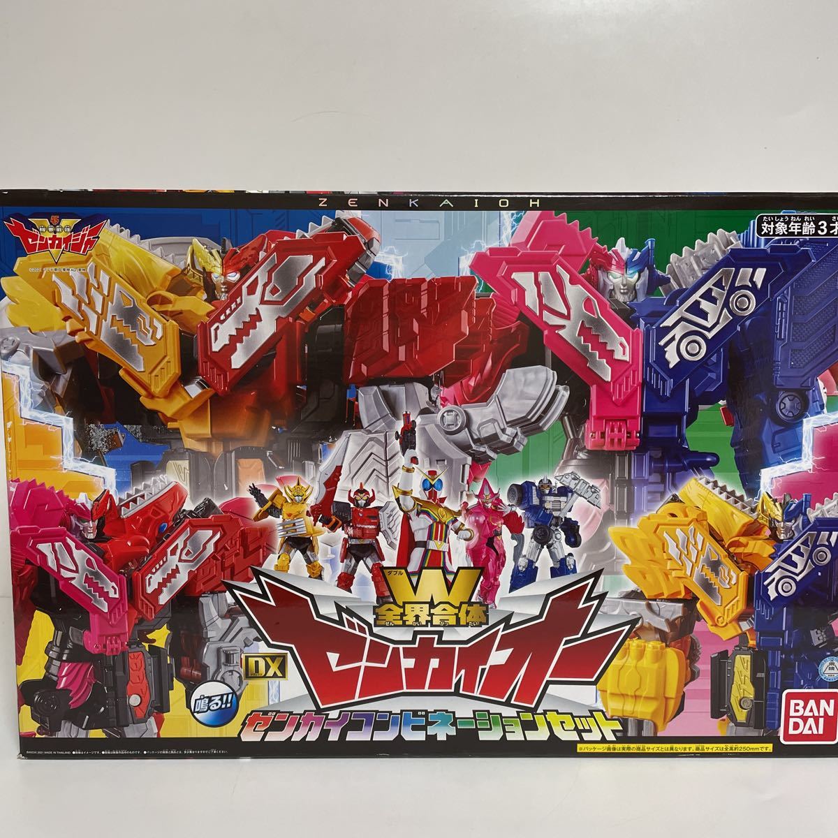 新品　機界戦隊ゼンカイジャー W全界合体 DXゼンカイオー ゼンカイコンビネーションセット　バーコード4549660570882