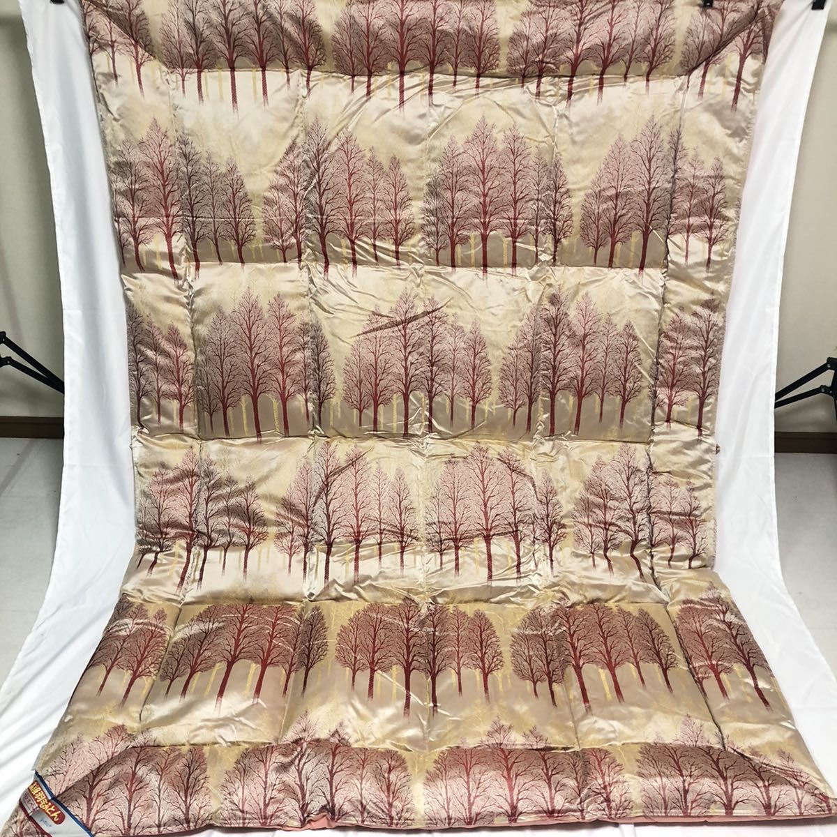 未使用】フランスベッド 高級 羽毛ふとん 水鳥羽毛 100% ふとん