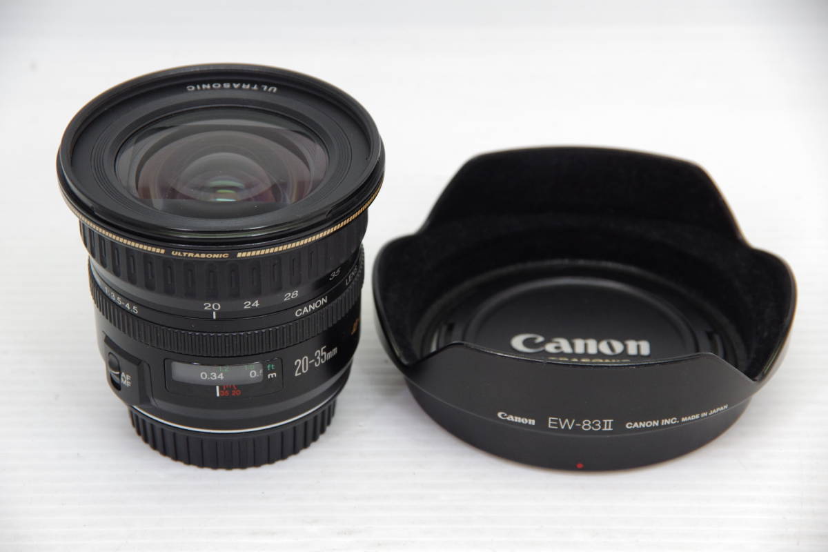 EF 20-35mm Canon USM L : キャノン Lens f⁄3.5-4.5 f⁄2.8 F3.