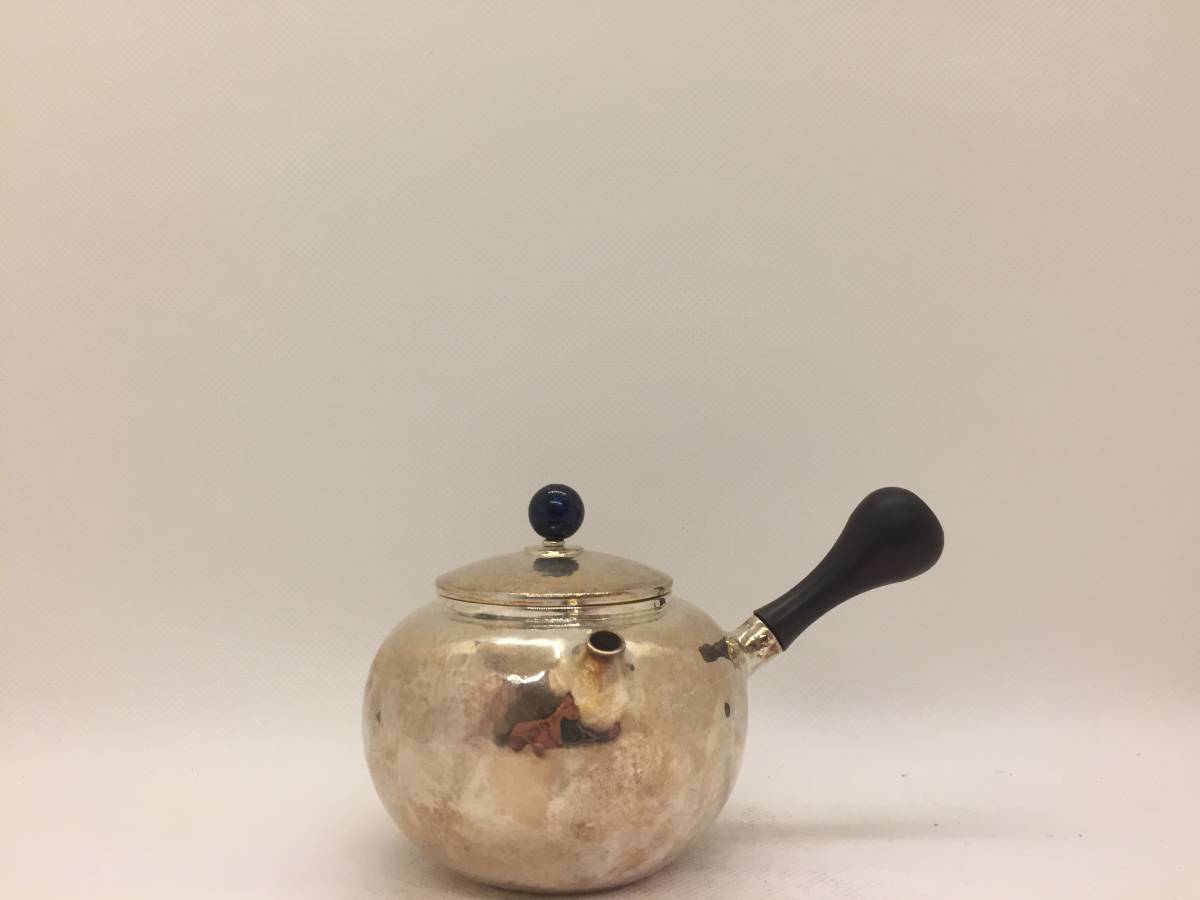 【超激得，超激得，HOT】 純銀製 光南製 槌目急須 横手 銀瓶 煎茶道具箱付(その他)｜売買されたオークション情報、yahooの商品情報をアーカイブ公開 - オークファン その他