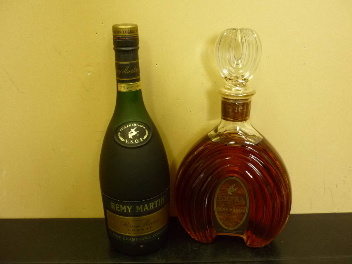 ★古酒★REMY MARTIN　レミーマルタン　EXTRA PERFECTION　，　V.S.O.P.　まとめて２本　未開栓