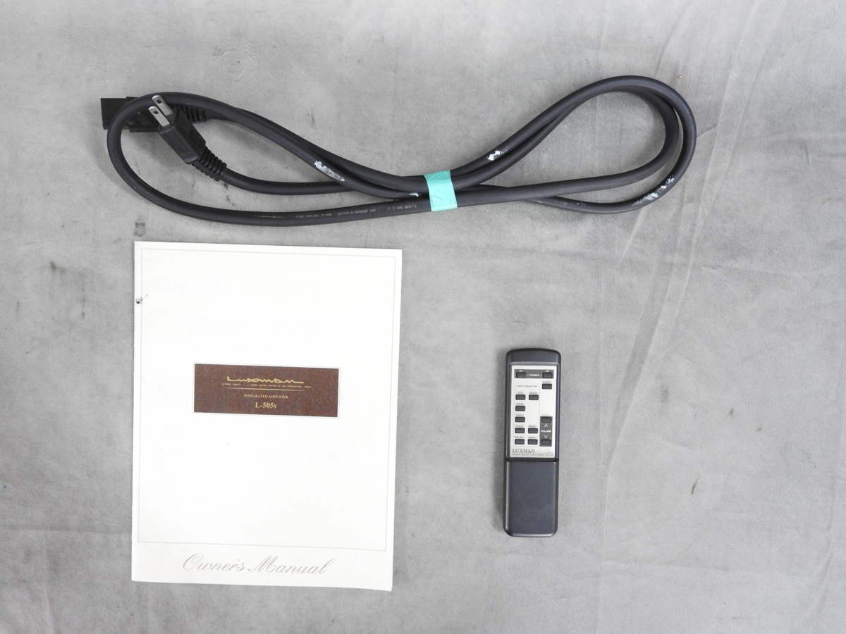 LUXMAN プリメインアンプ ラックスマン - L-505S L-505s : L-505Z|製品情報 L-505f L-505uXII|製品情報|ラックスマン株式会社 «ジャンク品» 中古品 L-505u 美品 リモコン付き L-505f|製品情報