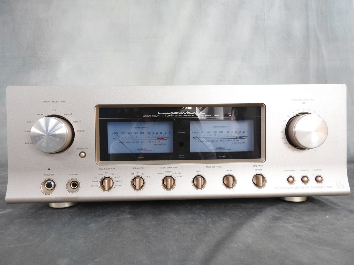 LUXMAN プリメインアンプ ラックスマン - L-505S L-505s : L-505Z|製品情報 L-505f L-505uXII|製品情報|ラックスマン株式会社 «ジャンク品» 中古品 L-505u 美品 リモコン付き L-505f|製品情報
