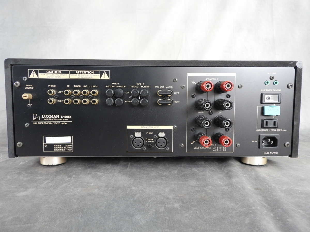LUXMAN プリメインアンプ ラックスマン - L-505S L-505s : L-505Z|製品情報 L-505f L-505uXII|製品情報|ラックスマン株式会社 «ジャンク品» 中古品 L-505u 美品 リモコン付き L-505f|製品情報