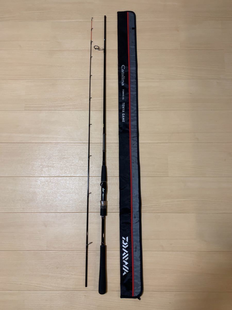 ダイワ　キャタリナ　テンヤゲーム　７１０ＭＳ-ＢＪ◎メタルトップ　　美品 ダイワ キャタリナ テンヤゲーム 710MHS-BJ メタルトップ 一つテンヤロッド