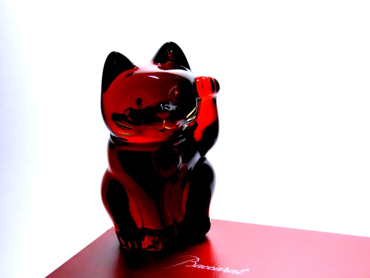 人気セール，新品 バカラ まねき猫 LUCKY CAT 同梱対象商品(クリスタルガラス)｜売買されたオークション情報、yahooの商品情報をアーカイブ公開 - オークファン クリスタルガラス