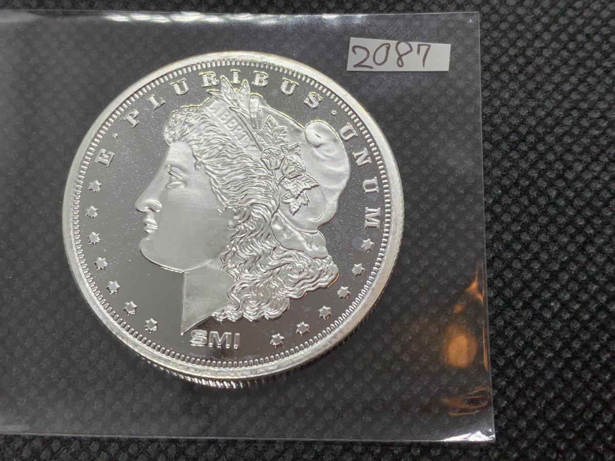 純銀 31.1グラム 1878年・モルガン ドル・レプリカ・1オンス .999 銀貨 メダル アメリカ 1オンス