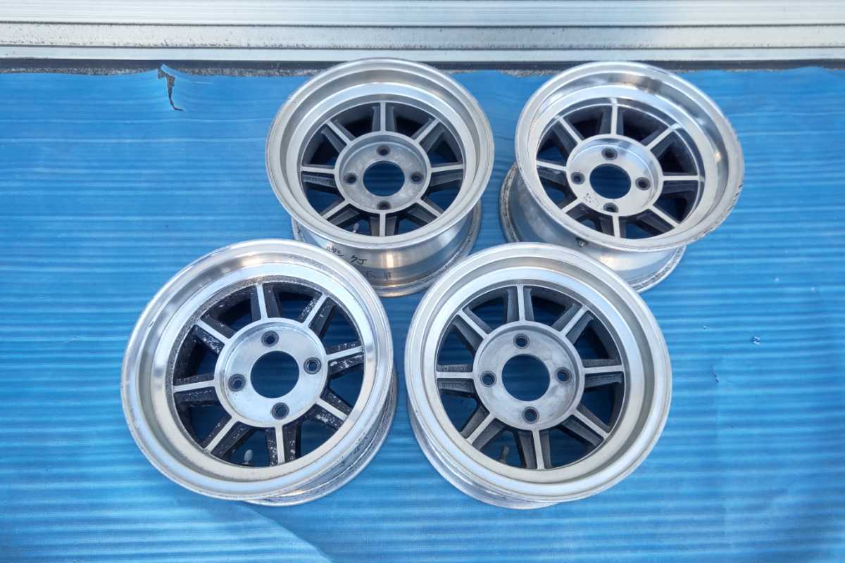当時物！ハヤシストリート4本 希少！13インチ 7J オフセット〈－6 