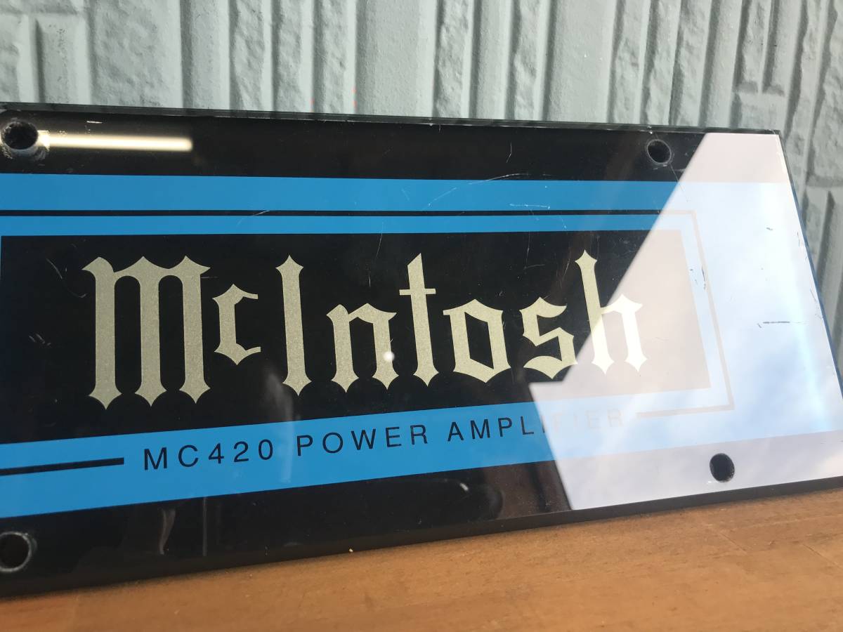 マッキントッシュ MC420 MCINTOSH⁄マッキントッシュカーオーディオ用 