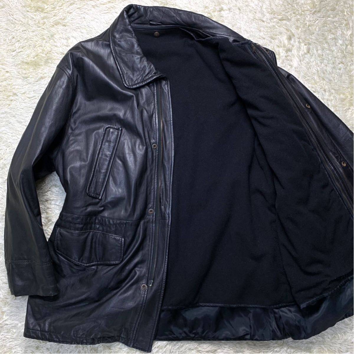 ヒューゴボス『圧倒的存在感』HUGO BOSS ハーフコート ジャケット XXL