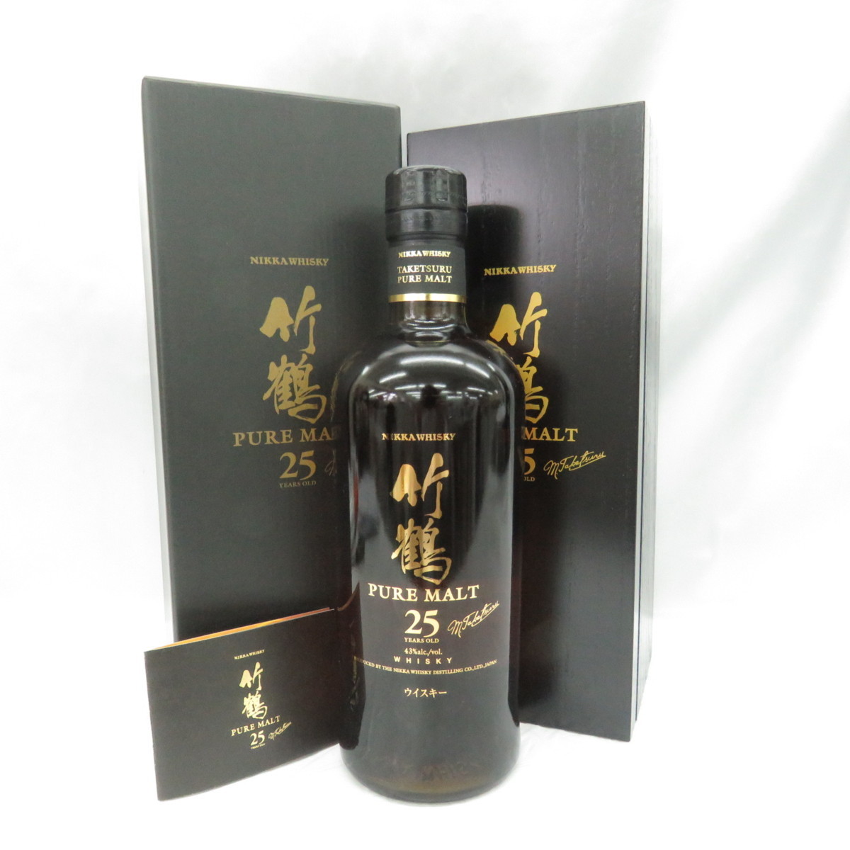 未開栓】NIKKA ニッカ 竹鶴 25年 ピュアモルト ウイスキー 700ml 43 