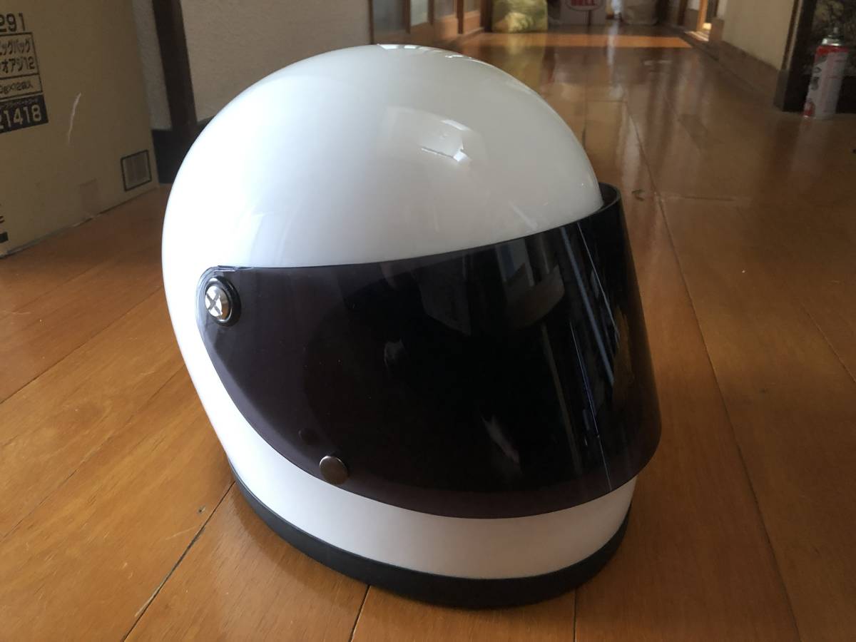 山城 レトロ フルフェイスヘルメット'70 Lサイズ 59cm 60cm 山城 レトロ フルフェイスヘルメット'70 Lサイズ 59cm 60cm