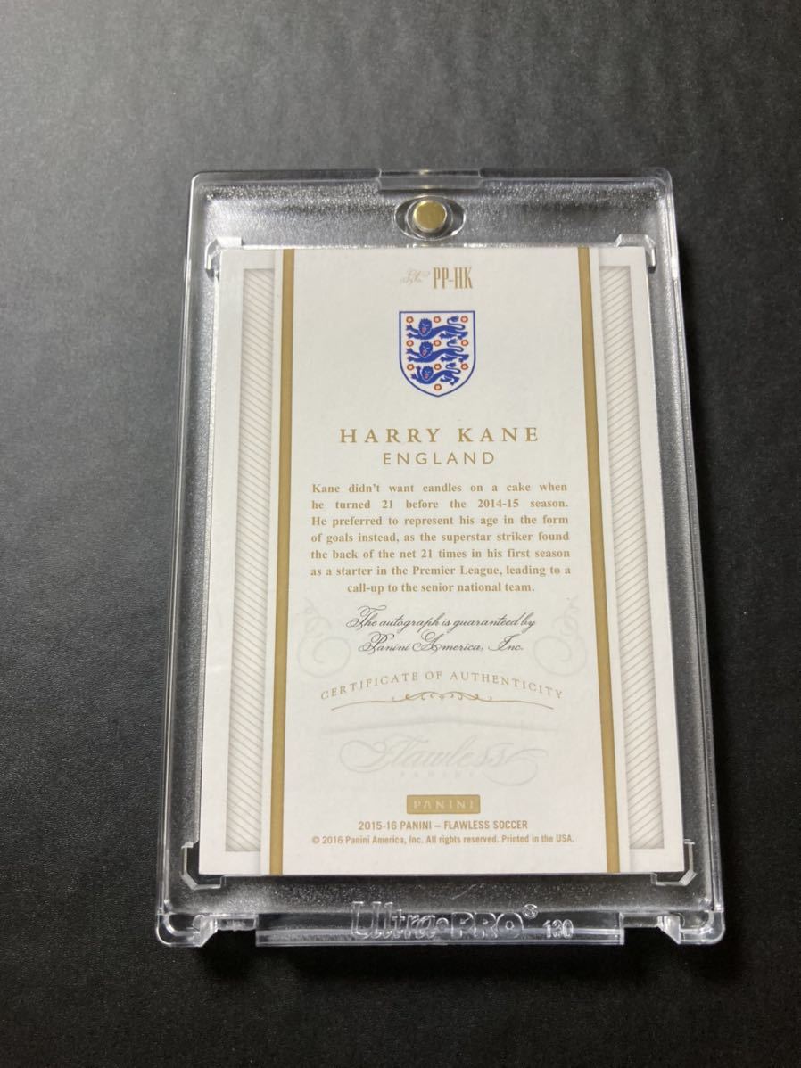 お得，爆買い 2015-16 PANINI FLAWLESS HARRY KANE auto 直書きサイン
