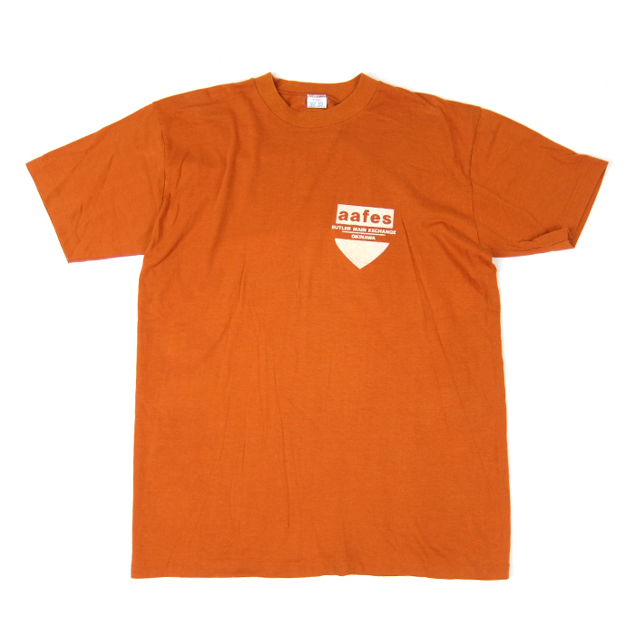 Artex Butler artexフロッキープリント Tシャツ aafes Okinawa Butler main exchange M ヴィンテージ VINTAGE ...