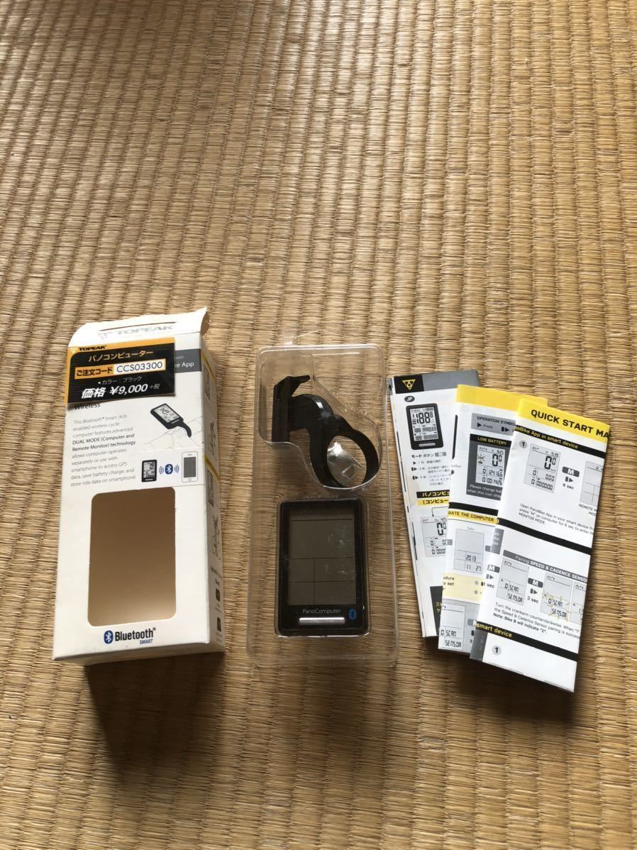 中古】TOPEAK PanoComputer wireless TPB-C01B パノコンピューター