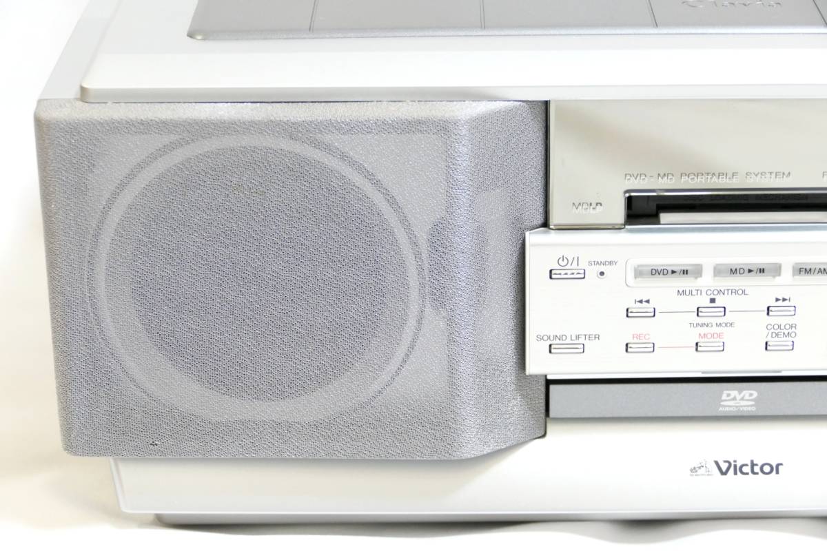 □録音確認済！即決！Victor DVD CD MD RD-XV10-S ラジカセ ビクター