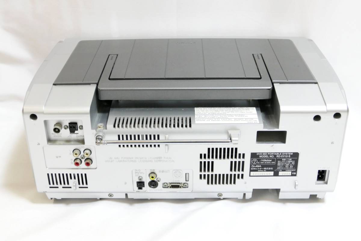 □録音確認済！即決！Victor DVD CD MD RD-XV10-S ラジカセ ビクター
