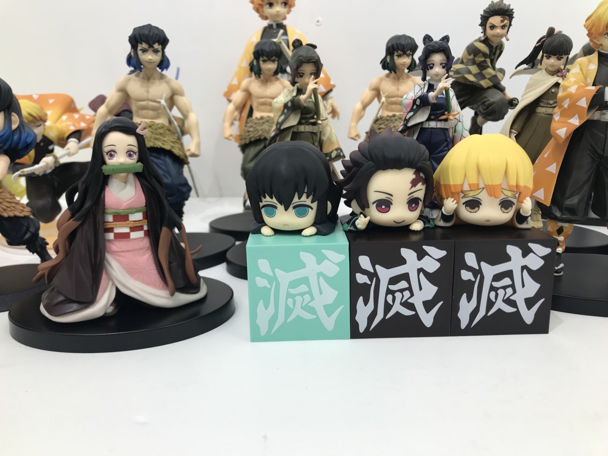 現状品】☆まとめ売り ☆鬼滅の刃 フィギュアセット ☆炭治郎/禰豆子 
