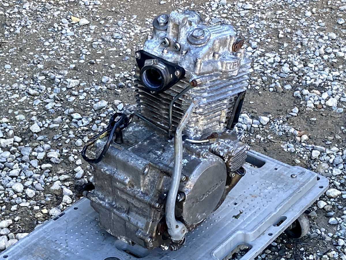 XLR250 MD22 実働エンジン 始動動画有り! baja XR250 ME08やMD30等にも 