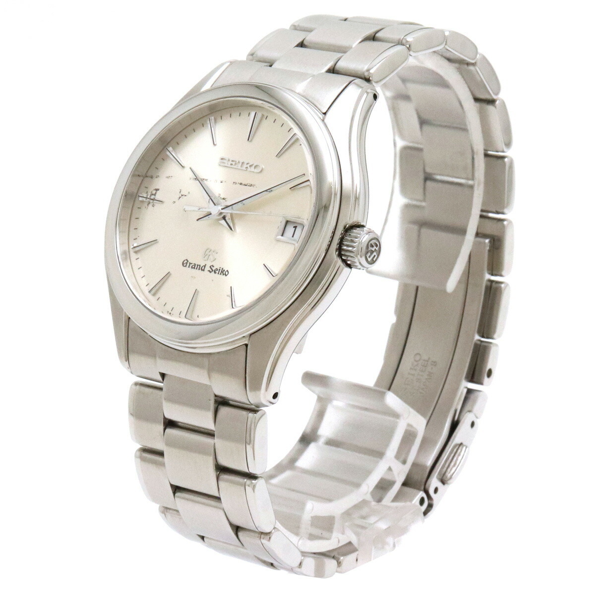 SEIKO セイコー GRANDSEIKO グランドセイコー GS デイト シルバー文字 
