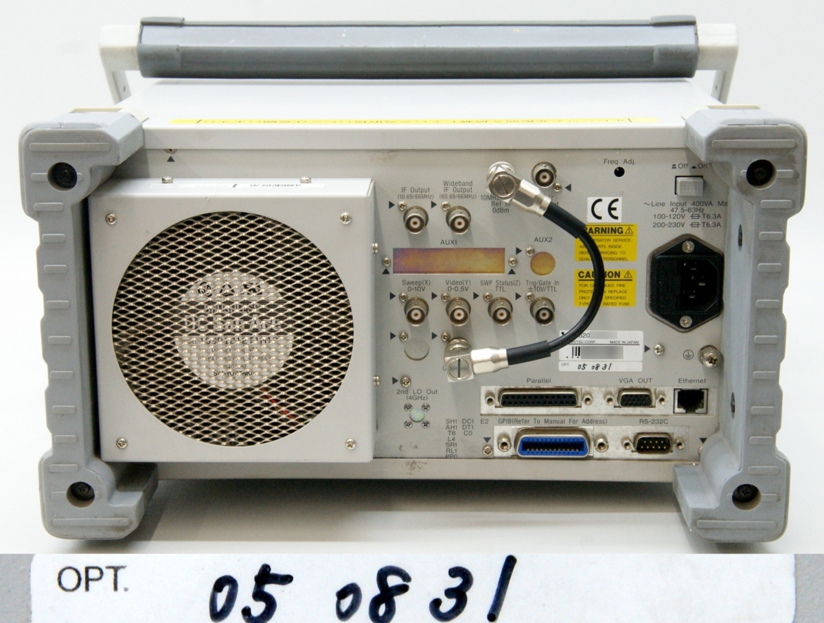 DB38529◆Anritsu/アンリツ MS8609A ディジタル移動無線送信機テスタ (9kHz-13.2GHz)【返品保証なし】