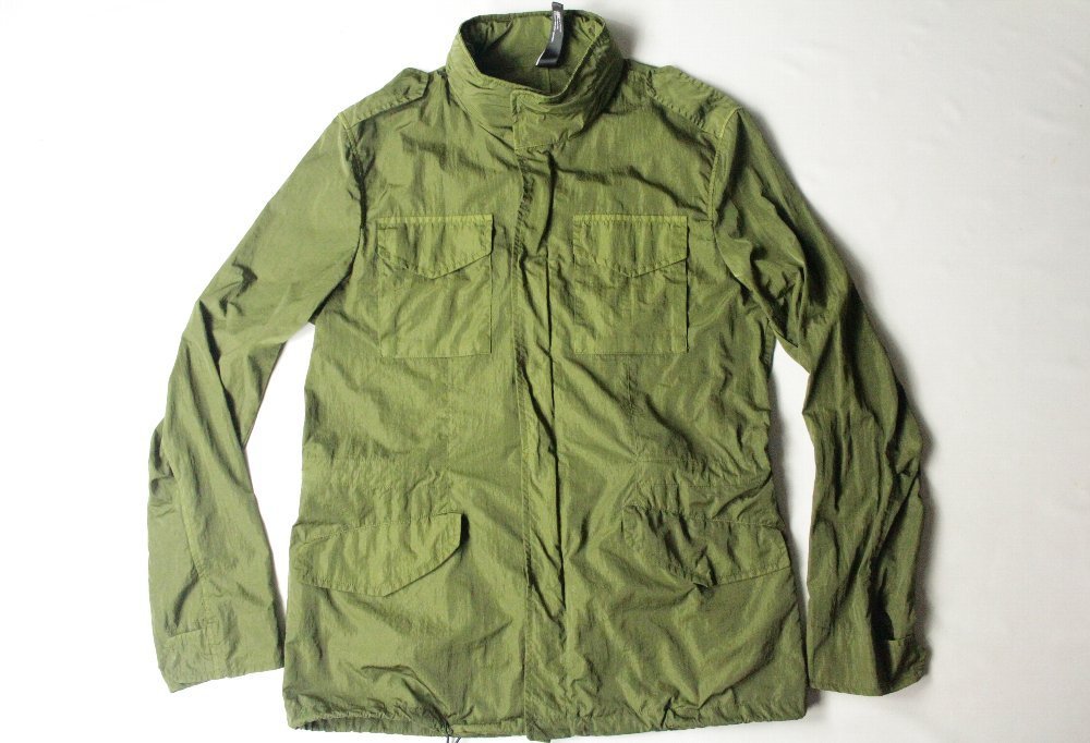  HEVO イーヴォ ガーメントダイの軽量ナイロン素材M-65フィールドジャケット オリーブグリーン 48(M-65)｜売買されたオークション情報、yahooの商品情報をアーカイブ公開 - オークファン M-65