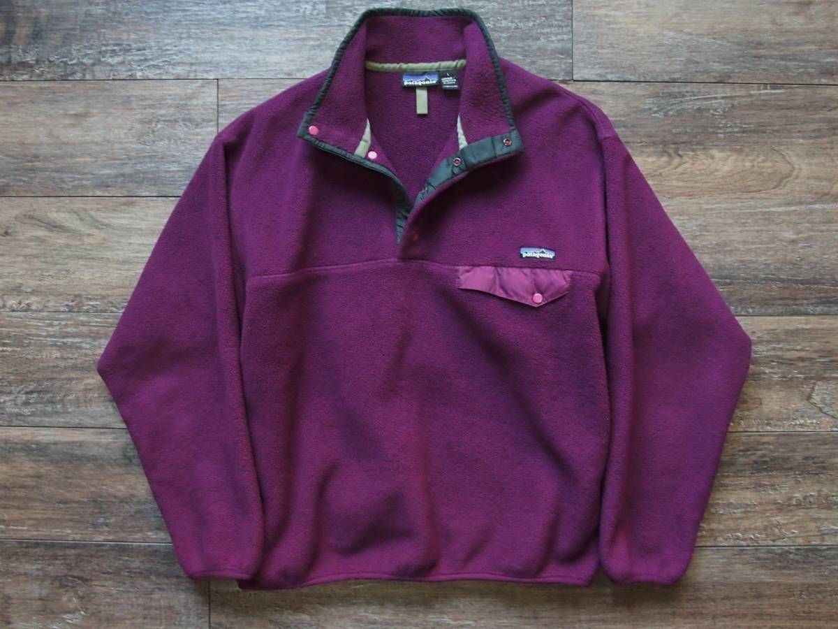 96年製 Patagonia/パタゴニア シンチラ スナップT プルオーバー 