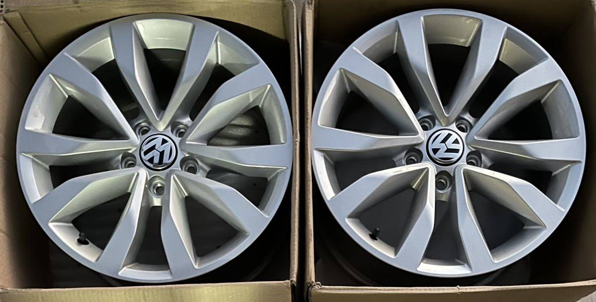 フォルクスワーゲン | VW ザ・ビートル ザビートル ザ 純正ホイール 17インチ 4本 新車外し ザ・ビートルなどに装着できる１７インチ入庫です BEETLE THE VOLKSWAGEN ビートル純正アルミ 4本セット