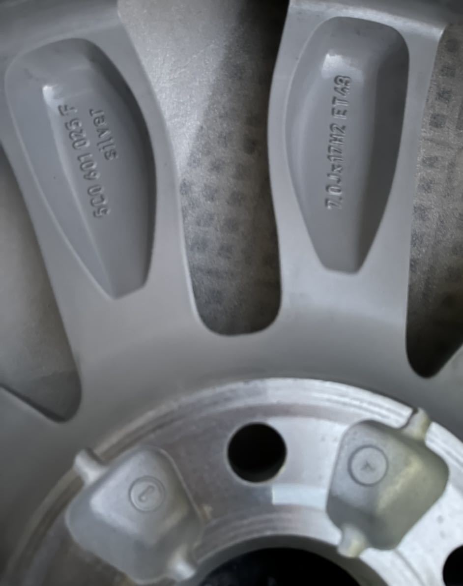 フォルクスワーゲン | VW ザ・ビートル ザビートル ザ 純正ホイール 17インチ 4本 新車外し ザ・ビートルなどに装着できる１７インチ入庫です BEETLE THE VOLKSWAGEN ビートル純正アルミ 4本セット