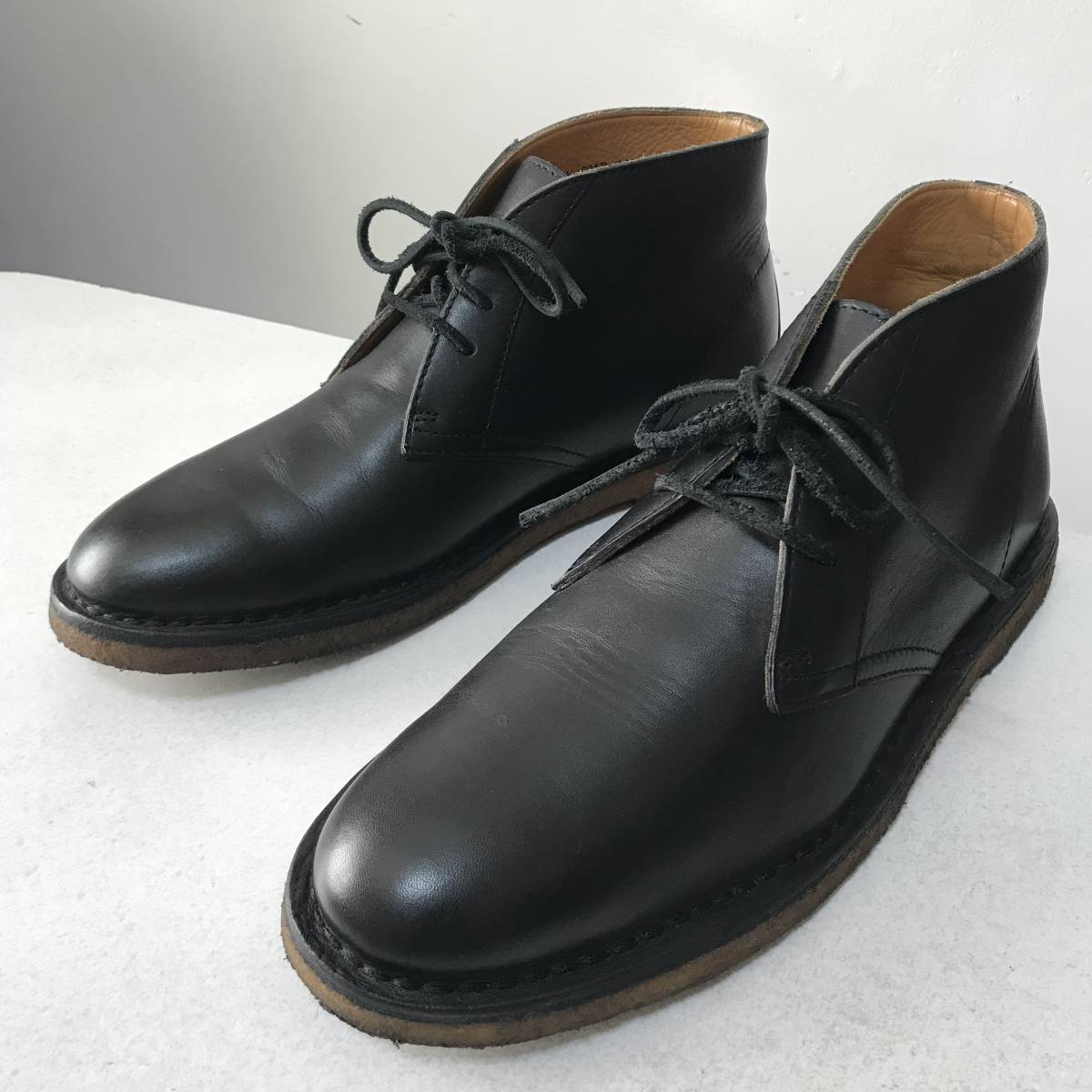REGAL STANDARDS リーガルスタンダード レザー チャッカブーツ 62AR 黒