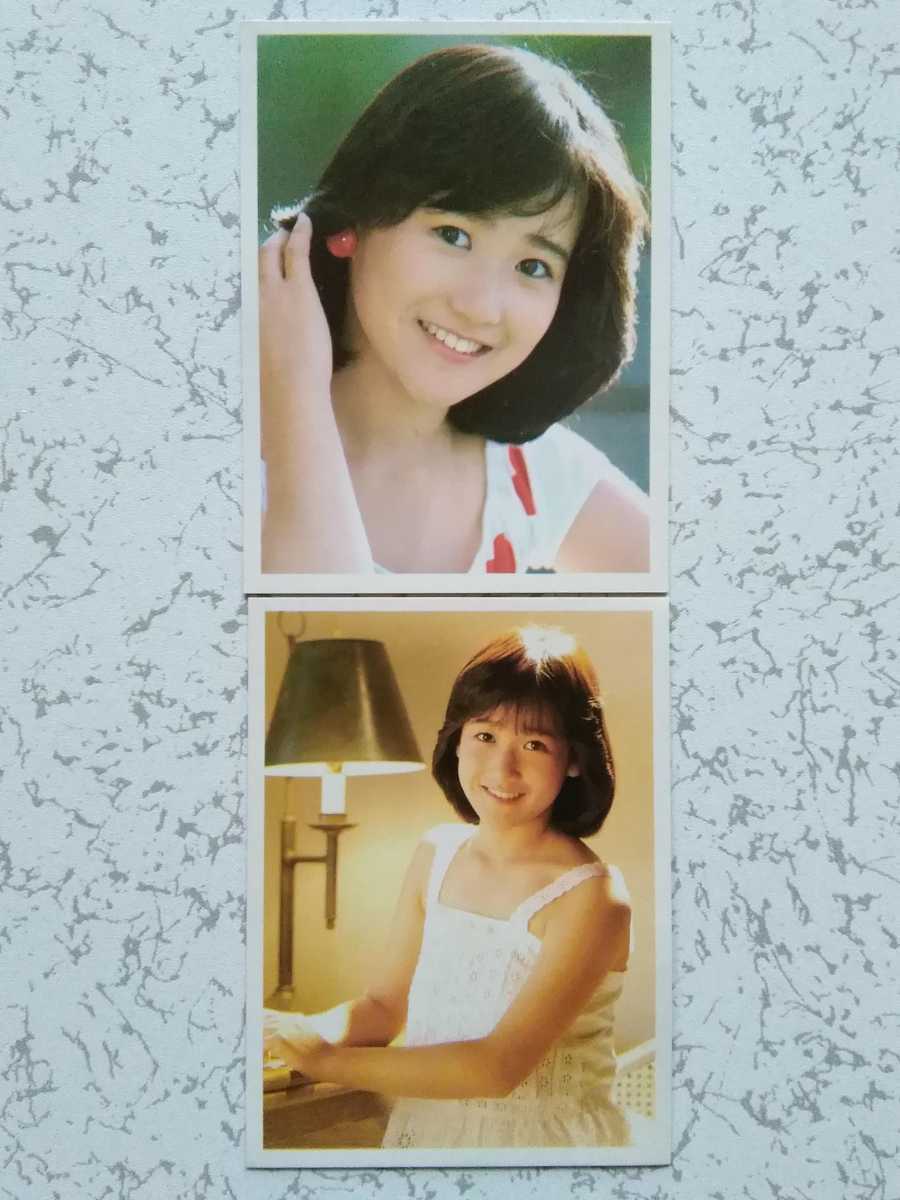 岡田有希子さん グッズセット】／『下敷き』『フォトカード5枚』『生 