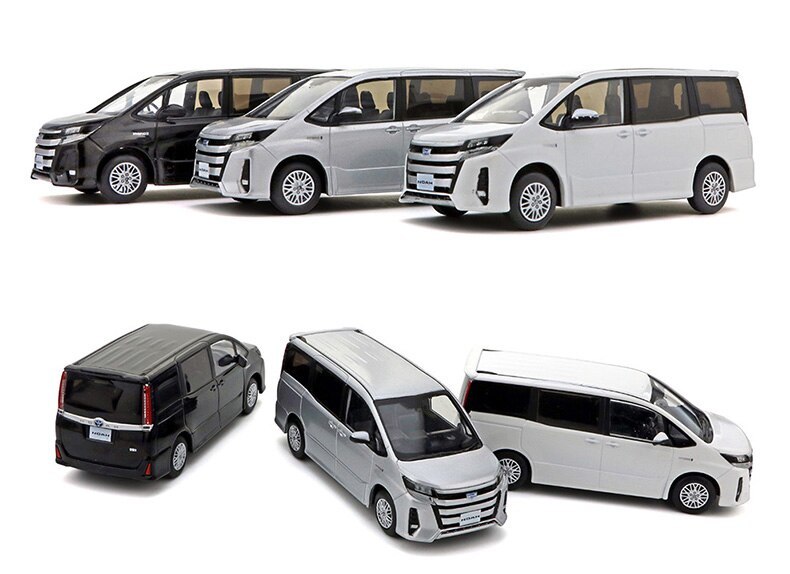 送料無料 1/30 Toyota NOAH ミニバン型乗用車 ファミリーカー 白