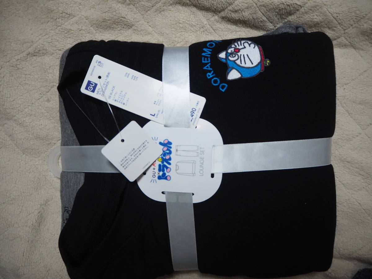 新品 ドラえもん GU ASOKO コラボ 限定 総柄 パジャマ XLサイズ 50周年 コミック 藤子F不二雄 ルームウェア 漫画 藤子不二雄　　Lサイズ