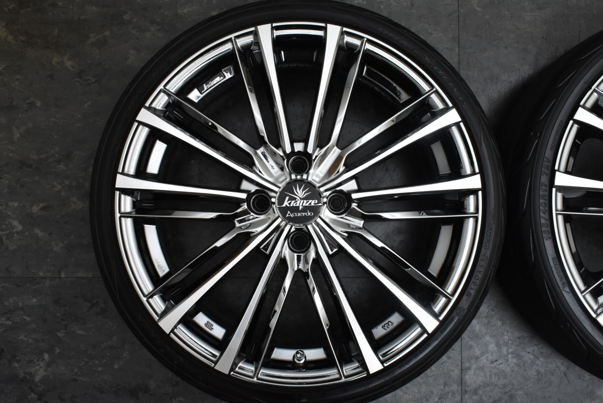 大人気】Weds クレンツェ アクエルド 774 EVO 17in 5.5J +45 PCD100 