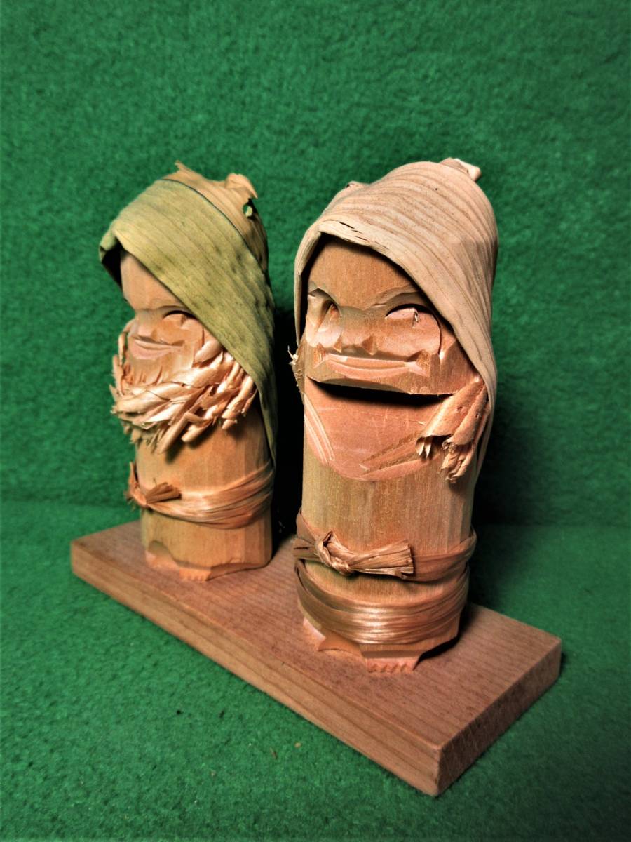 郷土玩具 木工玩具 北海道 アイヌイナウ 削り掛け コロポックル 小人 木彫 その他 売買されたオークション情報 Yahooの商品情報をアーカイブ公開 オークファン Aucfan Com