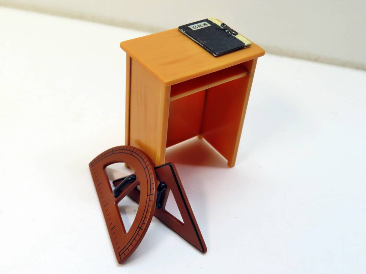 ミニチュア 小学校の教室 教壇 ランドセル付き机とイス 2種 定規 食玩 おまけ 売買されたオークション情報 Yahooの商品情報をアーカイブ公開 オークファン Aucfan Com