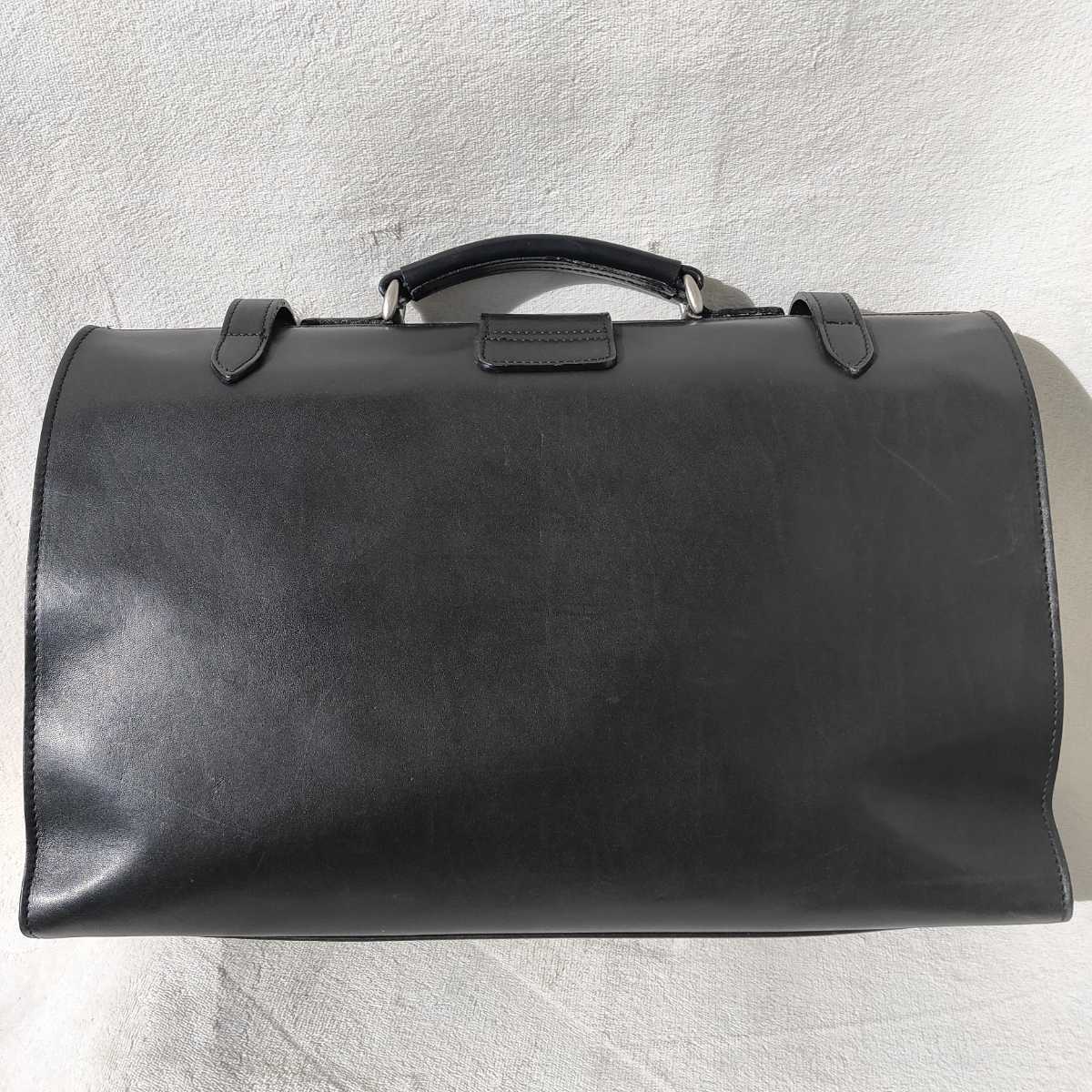 PAUL SMITH　ダレスバッグ　黒レザー ☆1スタ☆【大人の贅沢】Paul Smith ポールスミス ダレスバッグ ミニ