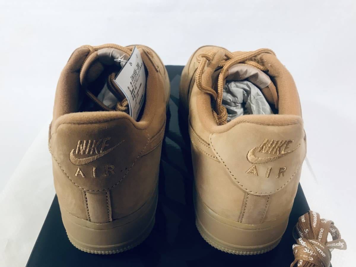 〇新品 27㎝ Supreme NIKE AIR FORCE 1 LOW Flax wheat US9 