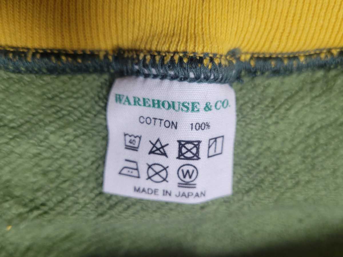 19AW 直営店限定 ウエアハウス 476 ラグラン スウェット MOHAWK TIRES 