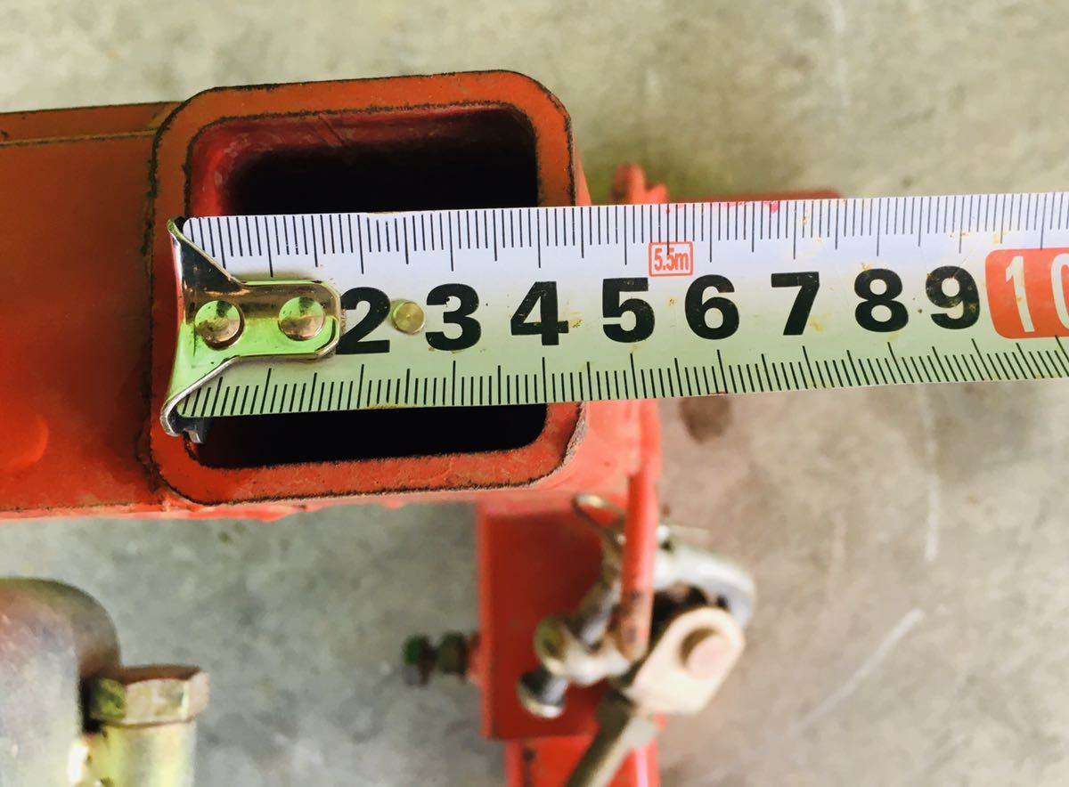 トラクター　ロータリー用片培土器取付反転金具③ 中古_6