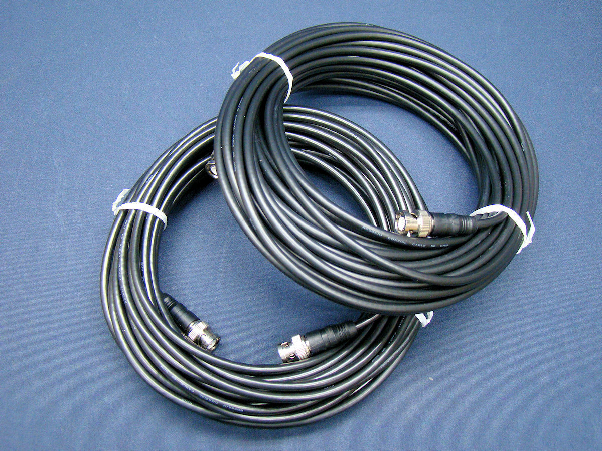 RG-58A/U BNCケーブル 高周波同軸ケーブル 15m 2本セット 50Ω RG58A/U(その他)|売買されたオークション情報 ...