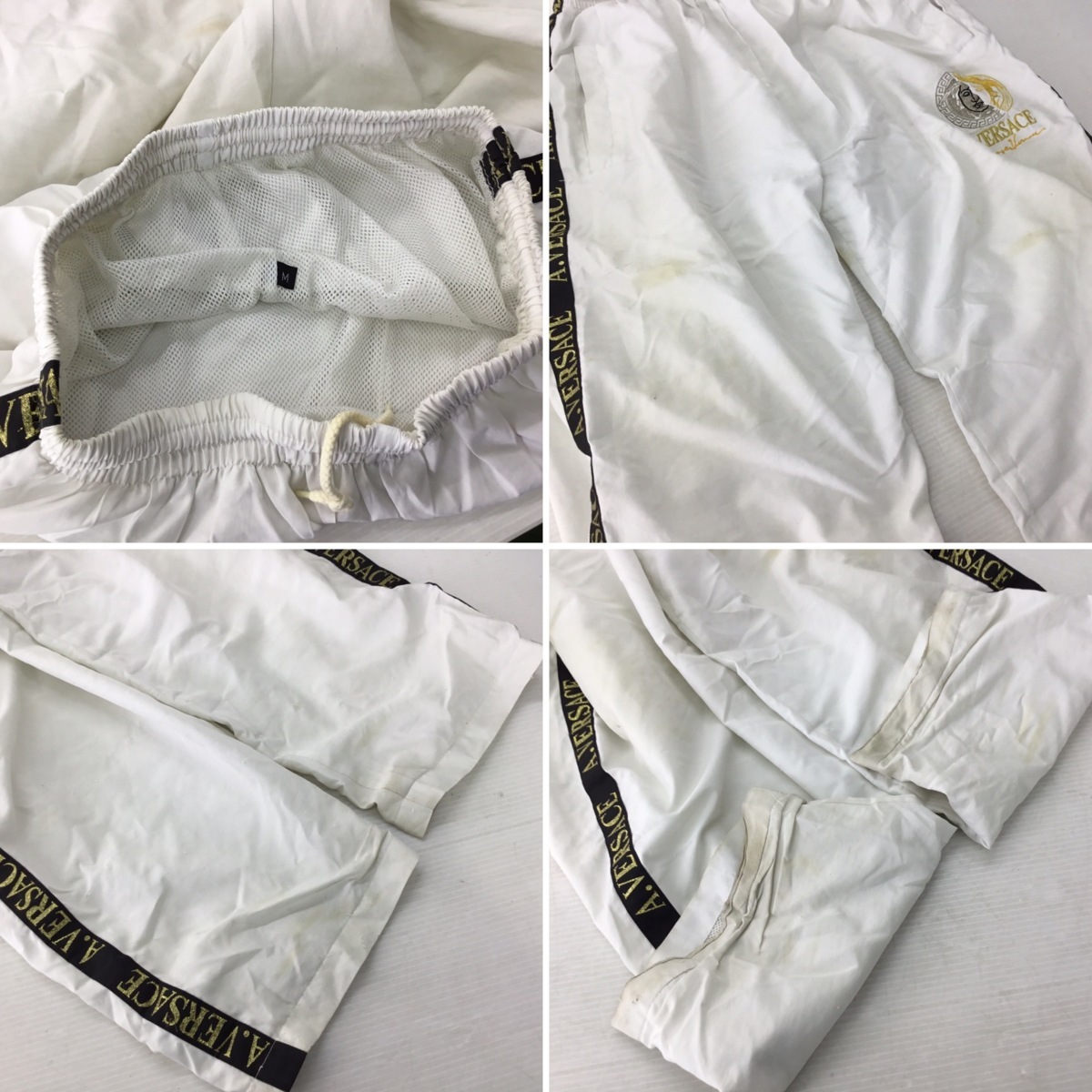 □A.VERSACE（ヴェルサーチ）ジャージ セットアップ 上下 内側メッシュ