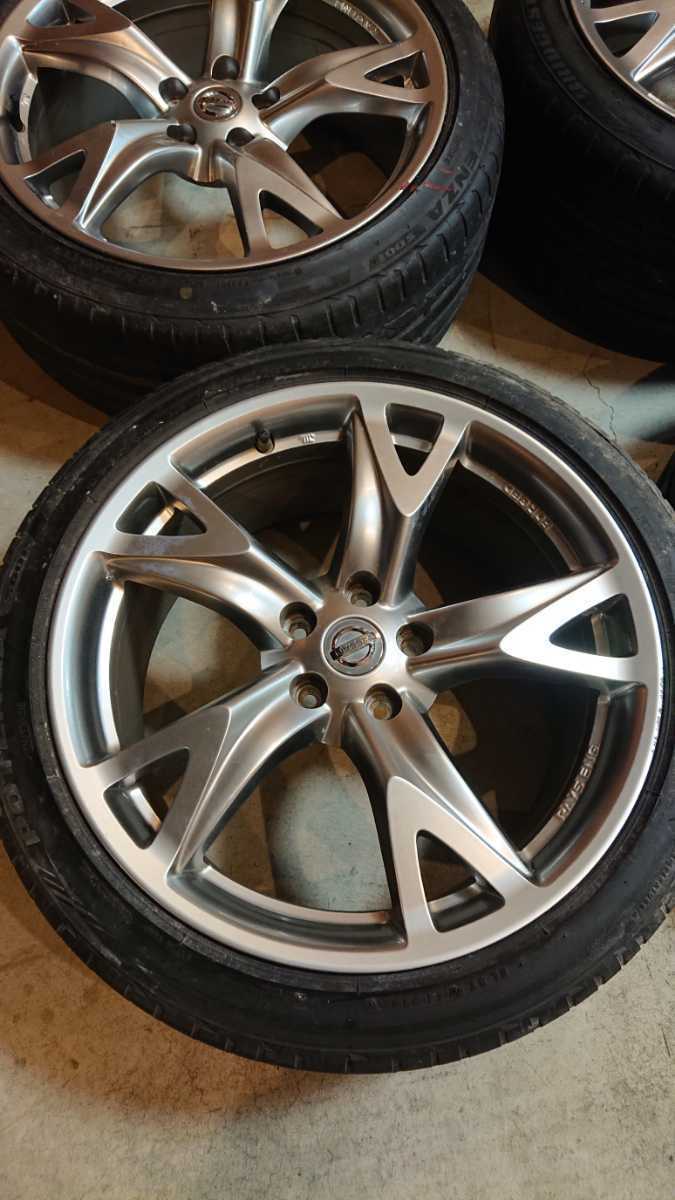 日産 フェアレディZ Z34 純正ホイール 19インチ 9J+47 10J+30 114.3 5h