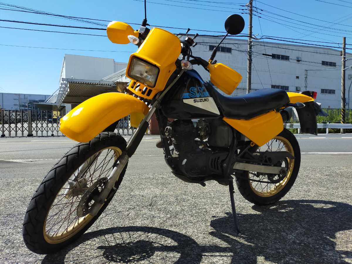 スズキ バイク 125cc Sx125 Sx0 ジェベル オフ車 不動 部品取り レストア 自賠責あり 51cc 125cc 売買されたオークション情報 Yahooの商品情報をアーカイブ公開 オークファン Aucfan Com