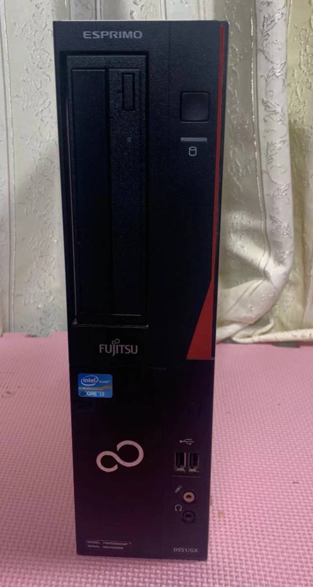 FUJITSU 富士通 D551/GX ☆ 第三世代 Core i3-3240 /メモリ4GB/大容量