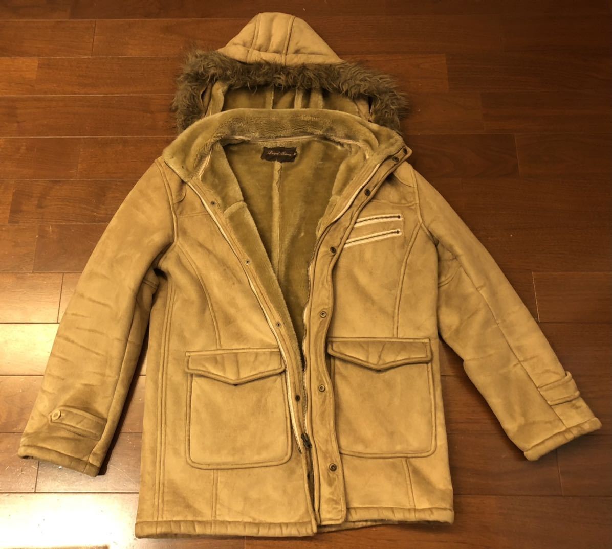 ライトオン製 メンズ バックスキン風コート キャメル色 サイズ Xl Ll ムートンコート Xlサイズ以上 売買されたオークション情報 Yahooの商品情報をアーカイブ公開 オークファン Aucfan Com