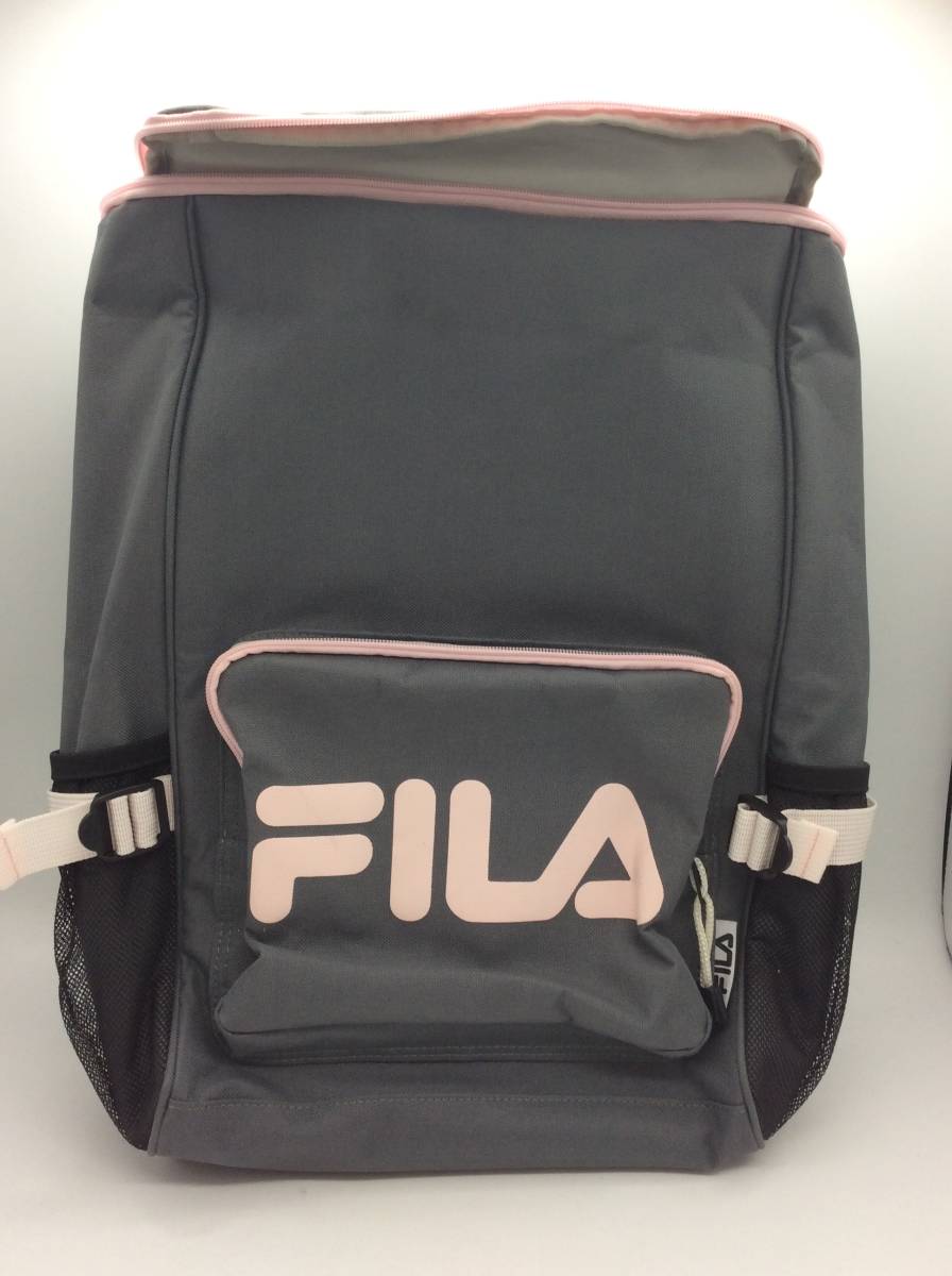 5753 Fila リュックサック スクエア グレー ピンク ユニセックス 大容量 カバン バックパック バッグ フィラ リュックサック デイパック 売買されたオークション情報 Yahooの商品情報をアーカイブ公開 オークファン Aucfan Com