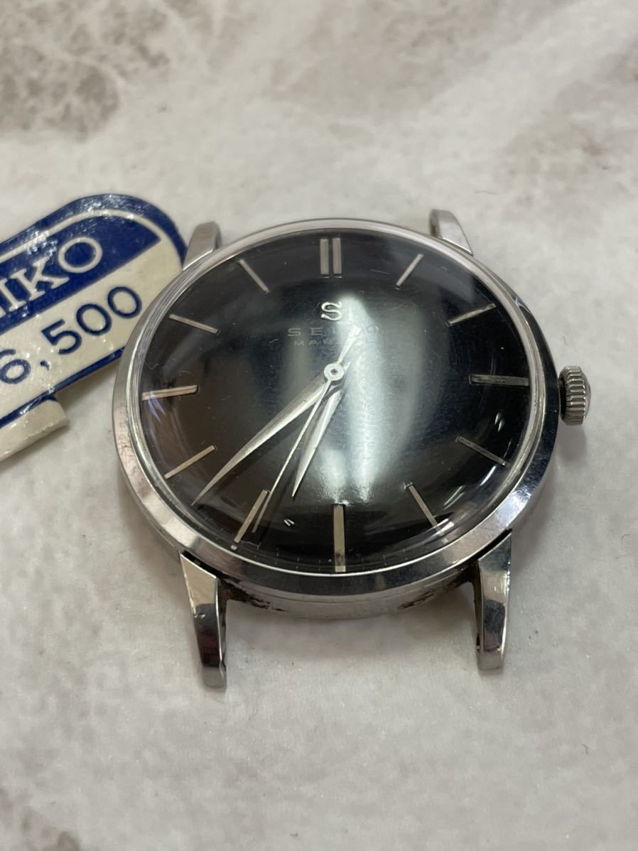 希少な黒文字盤・稼働品・SEIKO セイコー 14037 MAEVEL マーベル 17石