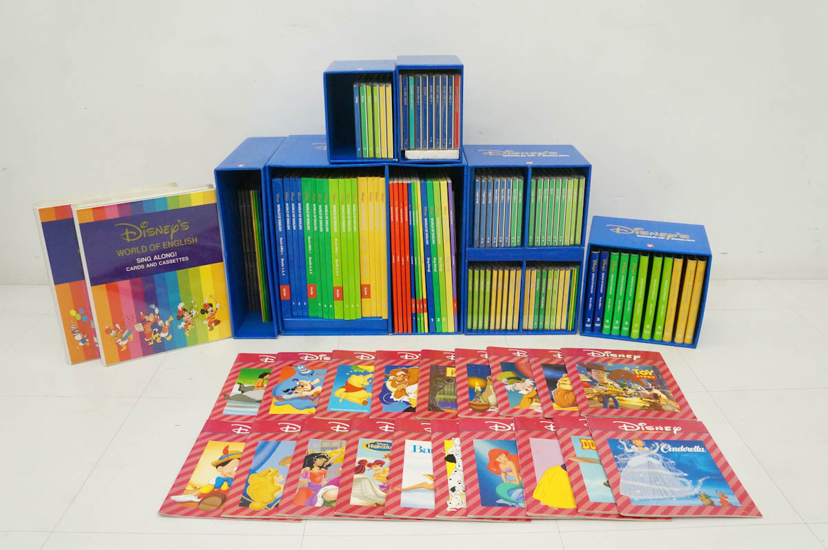 DWE ディズニー 英語 システムCD / DVD / テキスト / カセットテープ