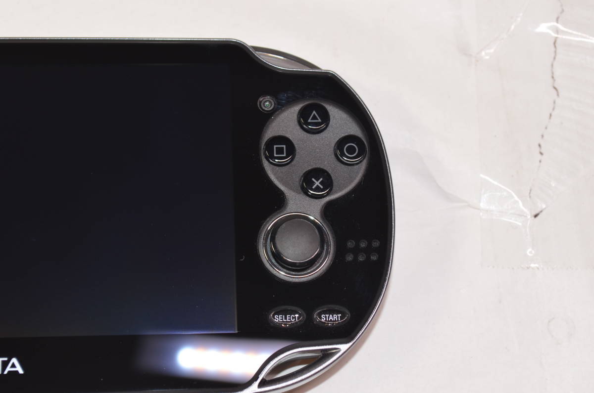 ☆極上美品 動作良好☆vita 本体 クリスタルブラック pch-1100☆black 